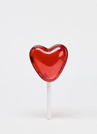 Сумка жіноча серце червона zara new