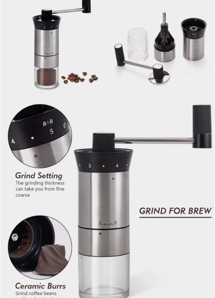 Кофемолка ручная мини coffee grinder