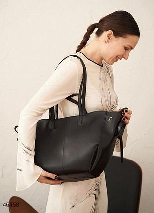 Жіноча велика сумка еко шкіра2 фото