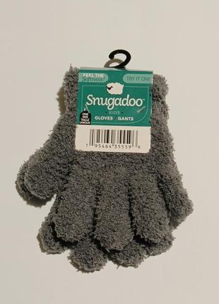 Детские шерстяные перчатки snugadoo, one size, зимние весенние осенние