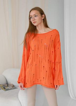 Стильний джемпер, светр, пуловер, arjen, р. onesize, наш 44-56