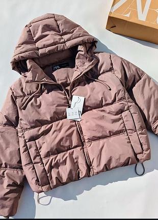 Куртка пуфер zara