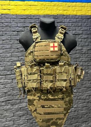 Плитоноска с напашником + подсумки cordura