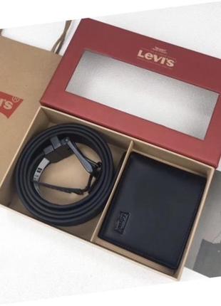 Новый кошелек и ремень от levi’s