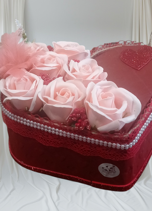 Сердце с конфетами