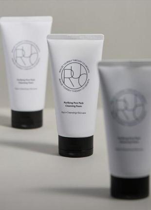 Ru.c cleansing foam superfood корейська косметика ruc пінка для вмивання 3 в 1