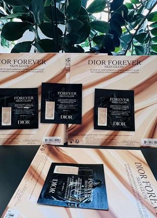 Оригінал пробник dior forever skin glow foundation тональна основа оригинал тональный крем