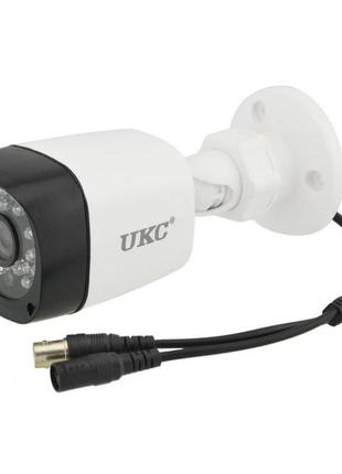 Комплект відеоспостереження ukc dvr kit cad d001, 4-канальний відеореєстратор + 4 вуличні камери 2mp5 фото