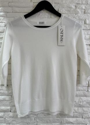 Кофта с коротким рукавом вязка