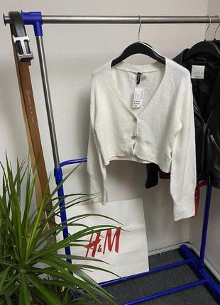 Кофта джемпер на ґудзиках h&m тепла мʼяка