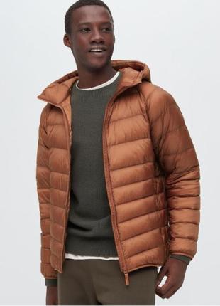 Мужская пуховая куртка ultra light down 3d cut parka от uniqlo, размер м