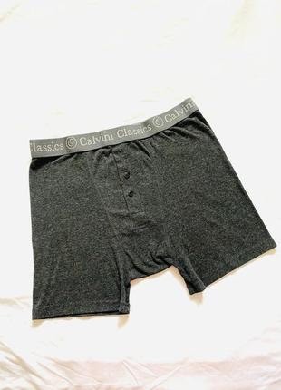 Трусы боксеры удлиненные calvini classic m-l
