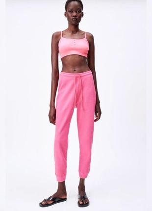 Спортивні вафельні джогери zara