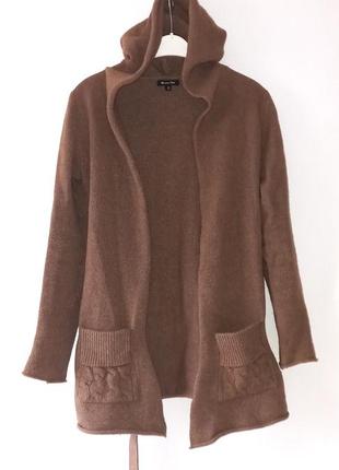 Шерсть ангора кашемир massimo dutti кардиган с поясом