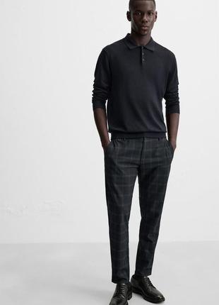 Комфортные мужские брюки slim fit zara