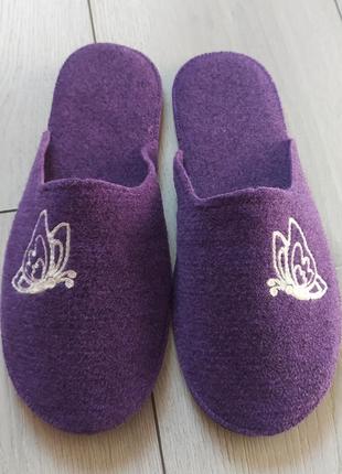 Качественные домашние тапки женские паркетные valso дом тапки из войлока велюра тапочки комнатные фе
