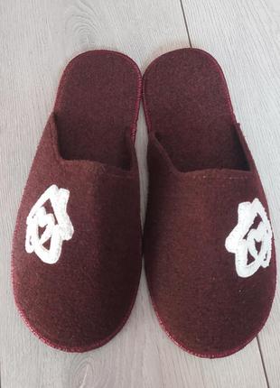 Качественные домашние тапки женские паркетные valso дом тапки из войлока велюра тапочки комнатные фе