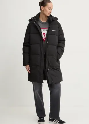 Пуховый черный guess м