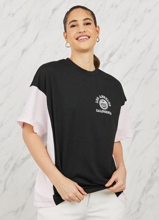 Футболка zara оверсайз(100%бавовна котон)