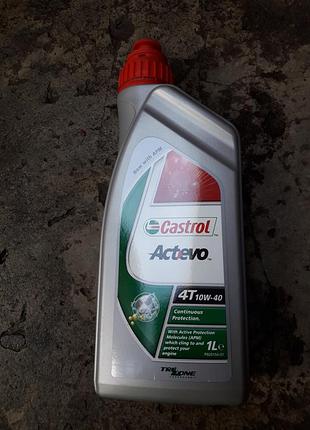 Масло 1л  castrol 4т 10w-40