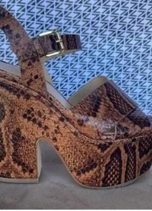 Босоножки  рептилия кожа michael kors