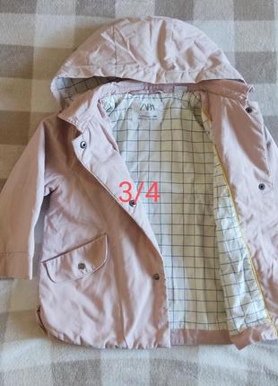Куртка zara 3/4 года 2