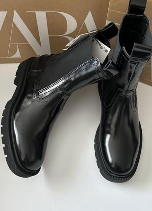 Чоботи черевики челсі zara 37