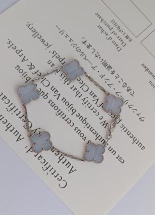 Брендовый браслет клевера в стиле ван клиф