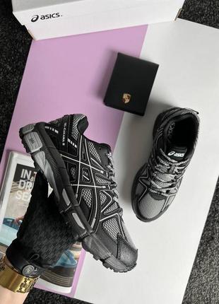 Женские кроссовки asics gel-kahana 8 w black grey white