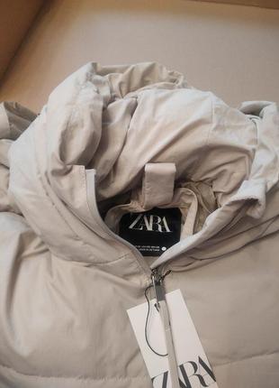 Стьобаний пуховик від zara9 фото