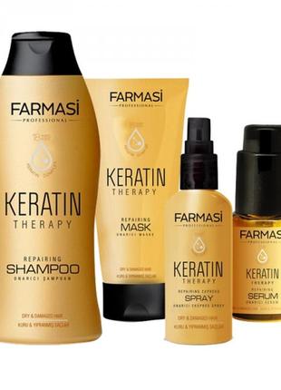 Шампунь keratin therapy farmasi3 фото