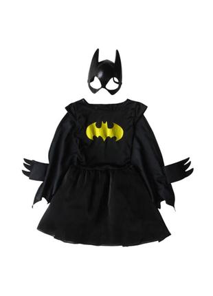 Карнавальный маскарадный костюм платье batgirl batman бэтмен бэтгёрл halloween хэллоуин новогодний3 фото