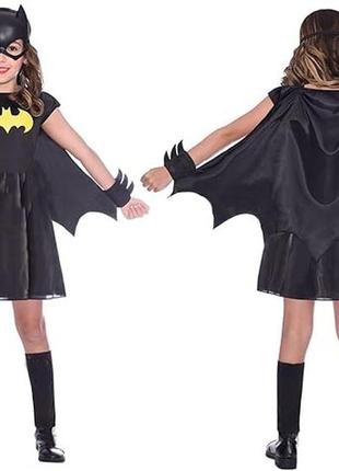 Карнавальный маскарадный костюм платье batgirl batman бэтмен бэтгёрл halloween хэллоуин новогодний2 фото