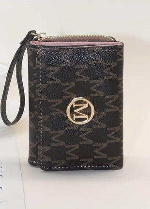 Класичний дизайнерський тришаровий жіночий гаманець