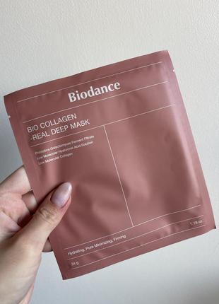Гидрогелевая маска с коллагеном biodance bio collagen real deep mask sheet