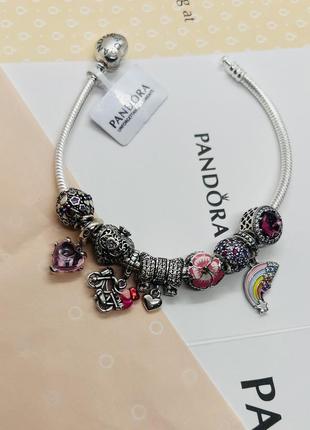 Срібний шарм, намистина, бусіна pandora. маркування s925