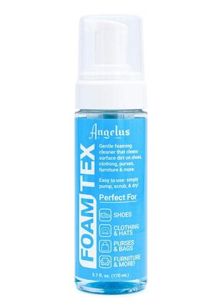 Засіб для чищення взуття angelus foam-tex gentle foaming cleaner пінний made in usa