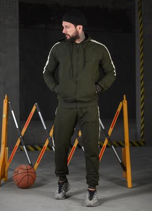 Спортивный мужской костюм meges oliva nike хаки осп