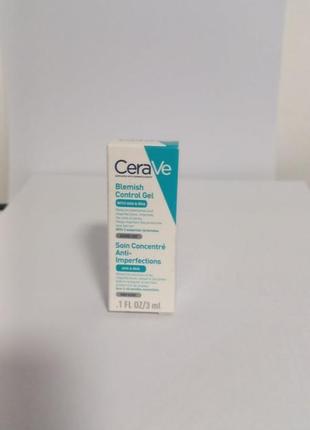 Cerave blemish control gel активний гель-догляд із саліциловою, молочною та гліколевою кислотами проти