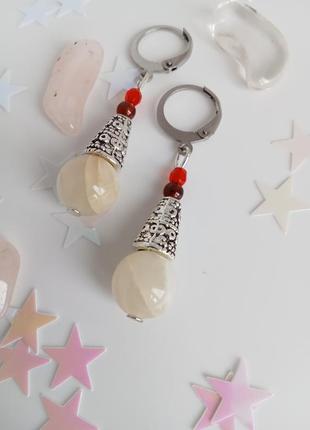 Любые 220грн. серьги. натуральные камни.