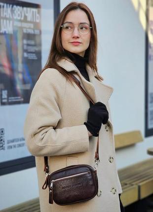 Жіноча сумочка з натуральної шкіри wb_049_2_sorento_brown