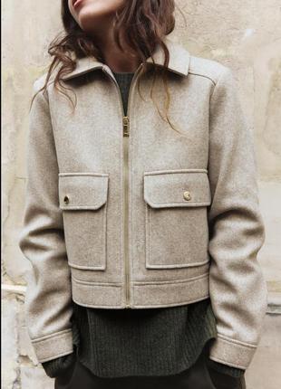 Куртка soft з блискавкою zara