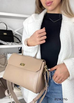 Сумка polina ремешок кожа