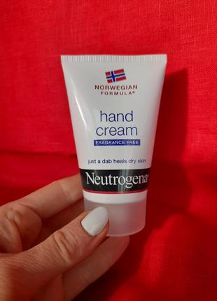 Neutrogena крем для рук без запаха без ароматизаторов для сухой кожи увлажняющий1 фото
