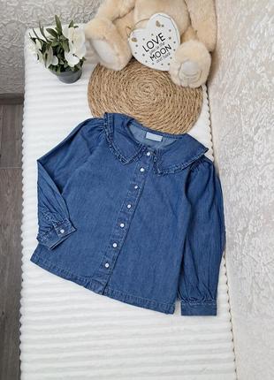Классная джинсовая блуза matalan 5-6 лет