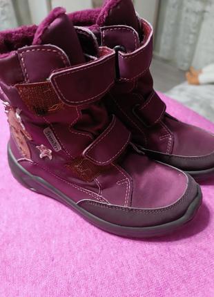 Деми теплые сапожки на девочку