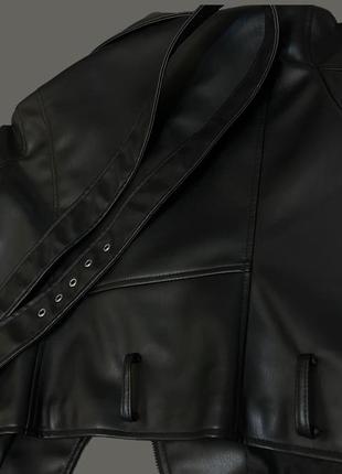 Кожаная куртка zara4 фото