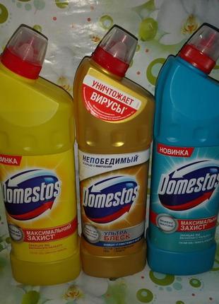 Універсальний засіб domestos хвойна свіжість 24 години 1 л2 фото