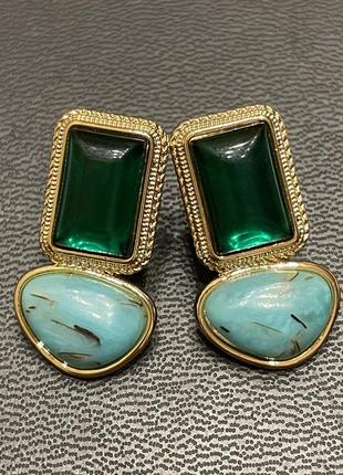 Серьги с камнями 💎