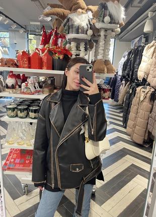 Женская удлиненная косуха🖤